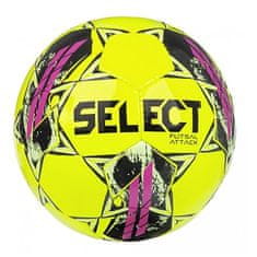 SELECT FB Futsal Attack žoga za futsal rumeno-rožnata žoga velikosti 4
