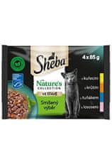 Sheba žepek Nature Mix izbor 4x85g