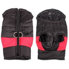 Vest Doggie Jacket za pse rdeča oblačila velikost XL