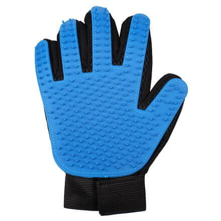 Pet Glove rokavice za krtačenje modra različica 40167