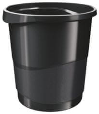Esselte Koš za odpadke VIVIDA - plastičen, črn, prostornina 14 l