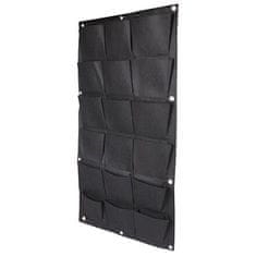 Merco Wall Grow Bag 18 Tekstilni stenski sadilniki Black Pack of 1