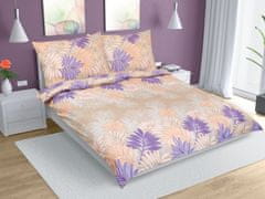 Dvoposteljna bombažna odeja - 200x220, 2 kosa 70x90 cm (širina 200 cm x dolžina 220 cm) - Fern purple