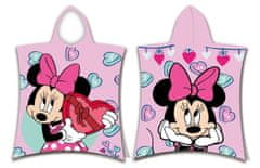 Jerry Fabrics Pončo Minnie Pink 03 Bombaž - frotir, 50/115 cm