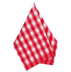 Kuhinjska brisača 1 kos - 50x70 cm - Cvetlično rdeča