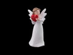 Dekoracija angelček majhen - bela