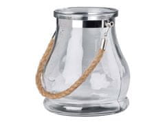 Steklo za svetilko 160x180 mm z vrvjo za obešanje, prozorno
