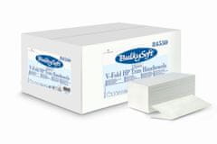 Zložene papirnate brisače BulkySoft - tip V, dvoslojne, celuloza, 15x210 kosov