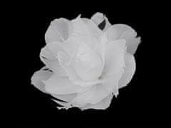 Peresna vrtnica Ø10 cm s sponko - bela