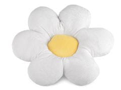 Okrasna blazina cvet Ø40 cm - bela