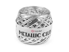 Pletena preja Metallic Club 180 g - (8102) srebrna