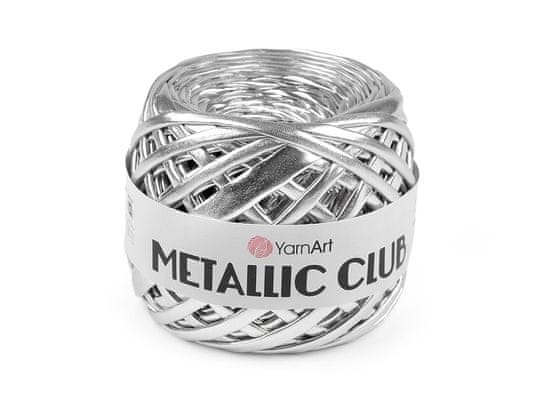 Pletena preja Metallic Club 180 g - (8102) srebrna
