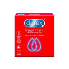 Durex Feel Thin Extra Lubricated Kondomi - 3 kosi