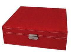 Škatlica za nakit 8,5x26x26 cm - rdeča jagoda