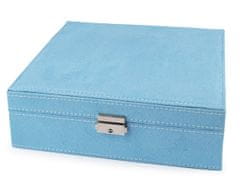 Škatlica za nakit 8,5x26x26 cm - svetlo modra