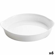 Luminarc Kalup za Pečico Luminarc Smart Cuisine Krožen Bela Ø 28 cm (6 kosov)