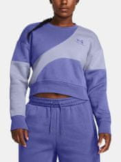 Under Armour Pulover Essential Fleece Crop Crew-PPL XS