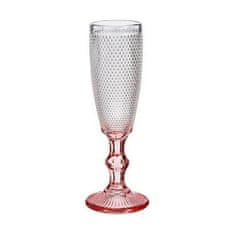 NEW Kozarec za šampanjec Roza Prozorno Steklo 6 kosov (180 ml)