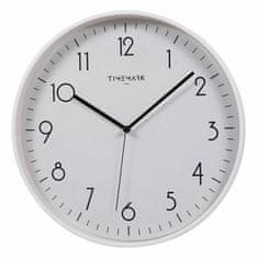 BigBuy Stenska ura Timemark White (30 x 30 cm)