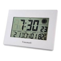 BigBuy Stenska ura s termometrom Timemark White (24 x 17 x 2 cm)