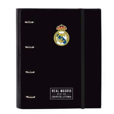 NEW Vezivo za obroče Real Madrid C.F. Corporativa Črna (27 x 32 x 3.5 cm)