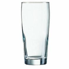 NEW Kozarec za pivo Arcoroc Willi Becher Prozorno Steklo 330 ml (12 kosov)