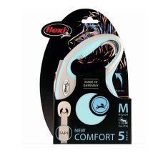 NEW Pasji svinec Flexi New Comfort M Modra (5 m)