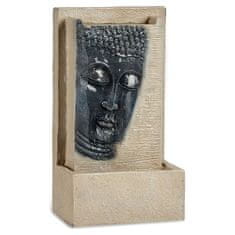 NEW Fântână Buda Rjava Siva Resin (16 x 48 x 26,5 cm)