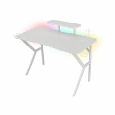 Genesis Pisalna miza Gaming Genesis Holm 320 RGB White MDF Wood