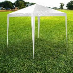 LIFETIME Gazebo Lifetime Neprepusten Polietilen Bela PVC 300 x 300 x 250 cm