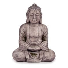 NEW Okrasna vrtna figura Buda Siva Poliresin (25 x 57 x 42,5 cm)