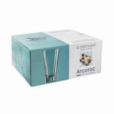 Arcoroc Set očal Arcoroc Shetland Prozorno Steklo 12 kosov 220 ml