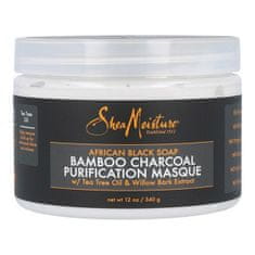 Miramarket Maska za lase African Black Soap Bamboo Charcoal Shea Moisture (340 g)