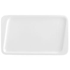 NEW Farfurie Întinsă Quid Chef Keramika Bela 30 x 18 cm (6 kosov) (Pack 6x)