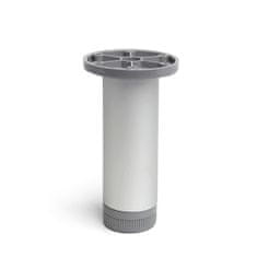 BigBuy Noge Rei 405 Mat cilindrični srebrni aluminij Modern (Ø 3,9 x 15 cm)