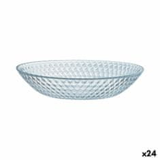 NEW Globok Krožnik Luminarc Pampille Clear Prozorno Steklo (20 cm) (24 kosov)