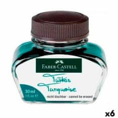 Miramarket Črnilnik Faber-Castell Turkizno 6 Kosi 30 ml