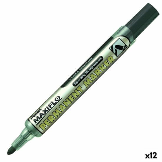 Miramarket Trajni marker Pentel Maxiflo NLF50 Črna (12 kosov)