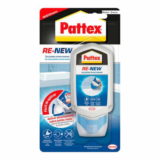 Pattex Silikon Pattex Re-new White 100 g (1 kos)