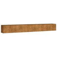 Vidaxl Vrtna visoka greda 360x40x40 cm corten jeklo