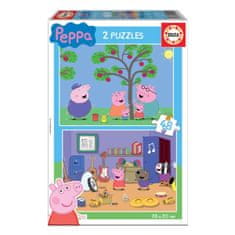 NEW Otroške puzzle Educa Peppa Pig (2 x 48 pcs)