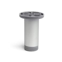 BigBuy Noge Rei 405 Mat cilindrični srebrni aluminij Modern (Ø 3,9 x 10 cm)
