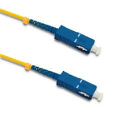 Qoltec qoltec patchcord optično vlakno sc/upc - sc/upc | singlemode | 9/125 | g652d| simplex | 0,5 m