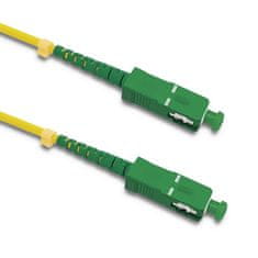 Qoltec qoltec patchcord optično vlakno sc/apc - sc/apc | singlemode | 9/125 | g652d | simplex | 0,5m