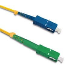 Qoltec qoltec patchcord optično vlakno sc/apc - sc/upc | singlemode | 9/125 | g652d | simplex | 0,5m