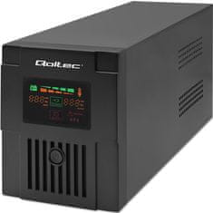 Qoltec Qoltec neprekinjeno napajanje ups line interactive | monolit | 1000va | 600w | lcd | usb | rj45