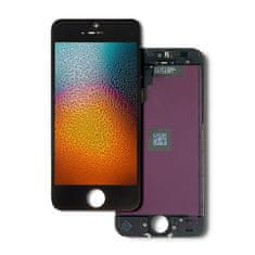 Qoltec Qoltec LCD zaslon na dotik za iphone 5c | črn okvir