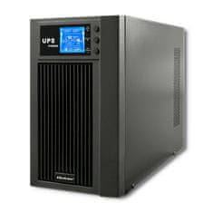 Qoltec Qoltec neprekinjeno napajanje ups on-line | čisti sinusni val | 3kva | 2,4kw | lcd | usb