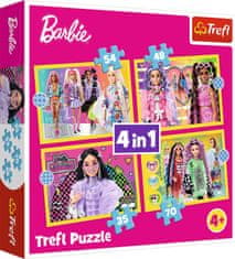 Trefl Puzzle Merry World Barbie 4 v 1 (35,48,54,70 kosov)