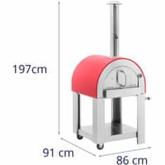 Noah Domowy piec do pizzy opalany drewnem na podstawie śr. 40cm 220C